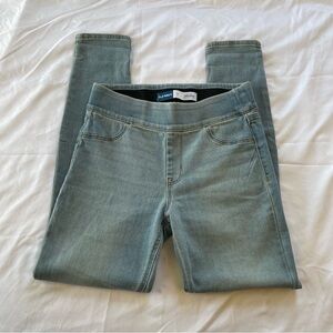 Old Navy - Light Blue Denim Mid Rise Jeggings Jean Leggings